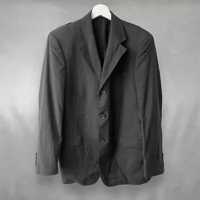 Yves Saint Laurent YSL Wool Blazer Jacket Super 100's 3 Button Mens 46 UK 36 • £44.99