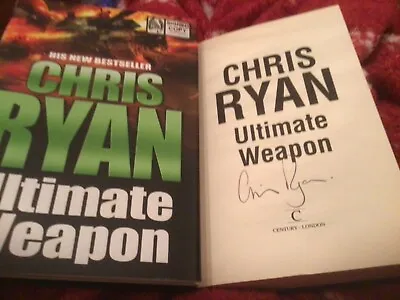 £5 • Buy Ultimate Weapon By Chris Ryan (Hardcover, 2006) Signed