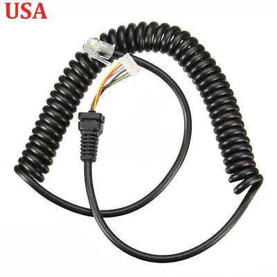 Mic Microphone Cord Cable For Yaesu Vertex MH-48A6J MH-42B6J FT-1500FT-1500M • $8.98