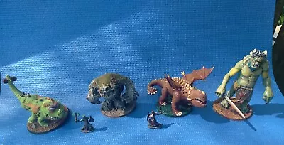 Lot Of Handpainted Miniatures For D&D Huge Monsters! • $30