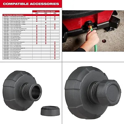 Hose To Drain Adapter Kit For Wet/Dry Shop Vacuums (2-Piece) • $13.60