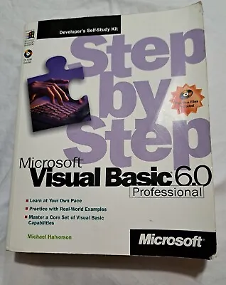 Microsoft® Visual Basic®  Professional 6.0 Step By Step Book Only (No CDROM) • $3.48