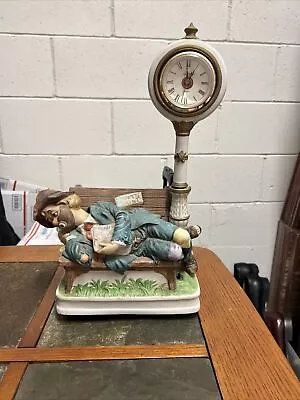 Melody In Motion Willie The Hobo Sleeping On Bench By Clock By Newspaper Whistle • $30