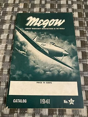 Megow's Model Airplane And Ships Catalog No. 11 1941 Edition • $26.99