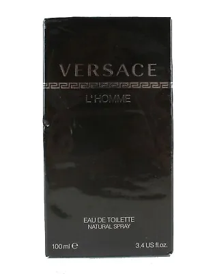 Versace L' Homme By Versace 3.4 Oz 100ml Eau De Toilette Natural Spray For Men • $29.99