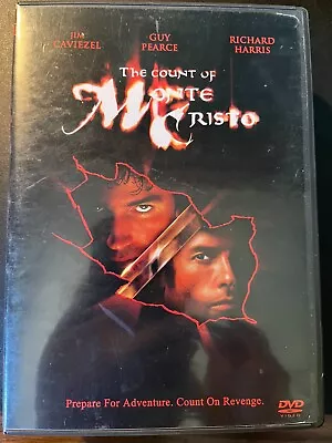 The Count Of Monte Cristo (DVD 2002) Jim Caviezel Guy Pearce Richard Harris • $6.99