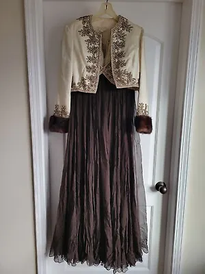 Gorgeous Vintage Victoria Royal LTD Evening Gown Beaded Gown And Jacket SZ 12 • $100