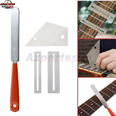 $8.78 • Buy Guitar Fret Crowning Luthier File Leveling Rocker Grinding Tool Kits Repair Tool