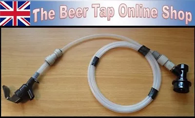 Cornelius Party Tap + 3/16 Beer Line & Liquid Ball Lock Disconnect. Corny Keg. • £14.99