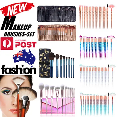 $8.95 • Buy Professional Makeup Brush Set Foundation Powder Blusher Eyeshadow Blending AU