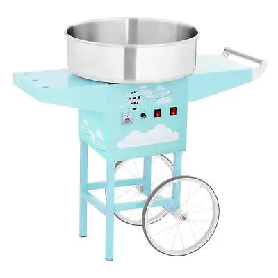 Commercial Candy Floss Machine Cotton Candy Maker With Cart Spit Protection • £399