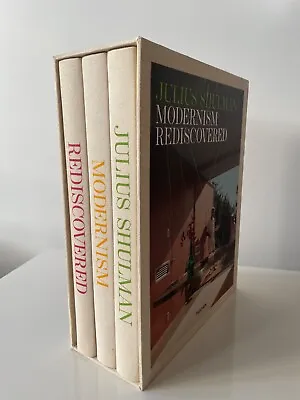 $900 • Buy SIGNED Julius Shulman - Modernism Rediscover (2007, 3 Volumes, Taschen)