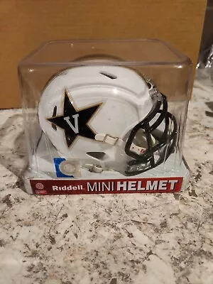 Riddell NCAA Vanderbilt Commodores White-ALT. Speed Mini-Helmet • $54.99