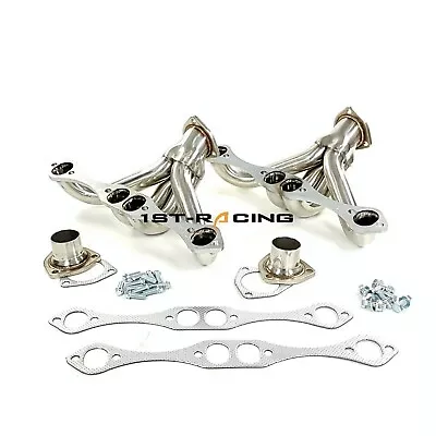 Exhaust Shorty Headers For Chevy Small Block SBC V8 265 283 305 307 327 350 383 • $150.39