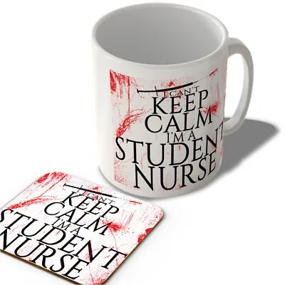 £11.99 • Buy I Can't Keep Calm I'm A Student Nurse  - Mug And Coaster Set