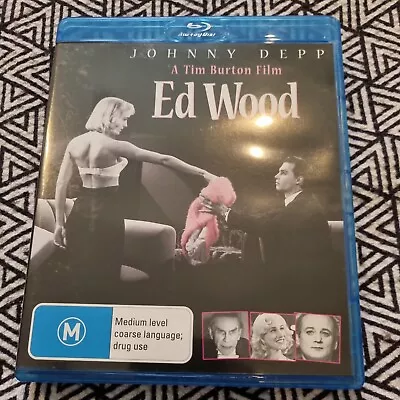 $18.91 • Buy Ed Wood - Region B Blu-Ray - Tim Burton - Johnny Depp - Bill Murray - Free Post