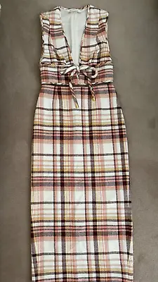 Zimmermann Matchmaker Check Bow Bodice Top And Pencil Skirt Size 1/small • $665