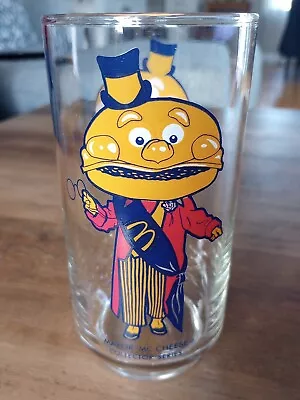 VTG 1977 McDonalds Mayor Mc Cheese Collector Series Glass • $24.95