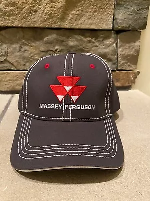NEW! Massey Ferguson Dark Grey All Season Hat Embroidered & Adjustable • $22