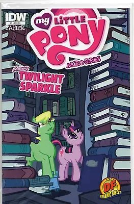 My Little Pony Micro-Series #1 RE DF Exclusive Cover COA Twilight Sparkle IDW NM • $16.99