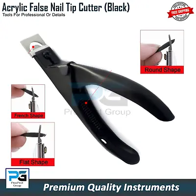 3 Way False Fake Acrylic Pro Nail Clipper Cutter Manicure Art Uv Gel Tip Salon • £4.29