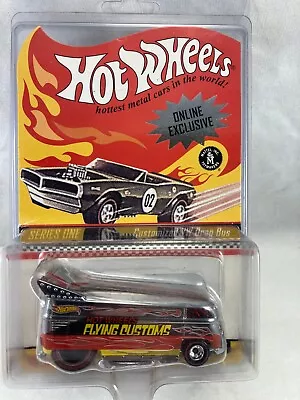 Hot Wheels 2002 Series 1 Flying Customs Customized Vw Drag Bus Chrome 1173/10000 • $24.99