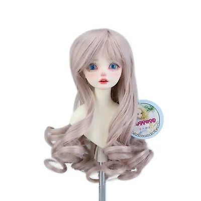 New 1/4 BJD Long Curly  Hair Wig BJD Doll Wigs For 7'' Head Minifee BJD MSD Doll • $9.99