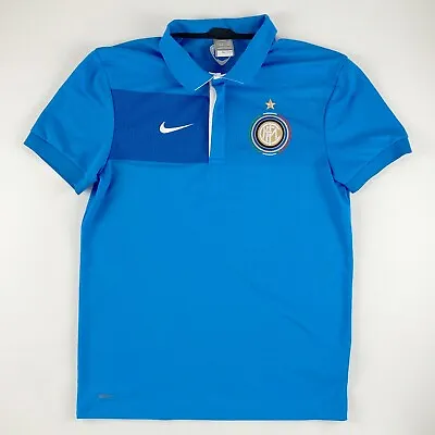 Inter Milan Polo Shirt Jersey Mens Medium By Nike • $39.99