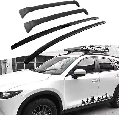 4Pcs Roof Side Rail Racks Cross Bars Crossbars Fits For Mazda 2017-2021 CX-5 CX5 • $547.44