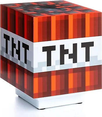 BOX DAMAGE Minecraft TNT Light With Sound Decor Night Mood Desk Table Official • $19.95