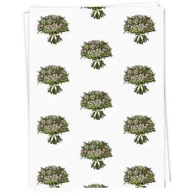 £3.99 • Buy 'Bridal Flower Bouquet' Gift Wrap / Wrapping Paper / Gift Tags (GI029670)