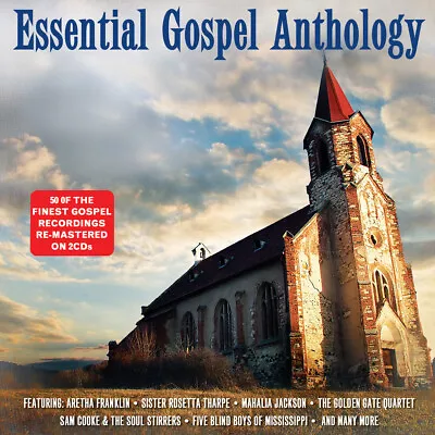 Essential Gospel Anthology - Mahalia Jackson Sam Cooke - 2 Cds - New!! • £4.49