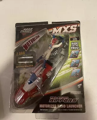 Chad Reed #22 Road Champs MXS Dirt Bike With Motorized Hand Launcher Rare New • $85