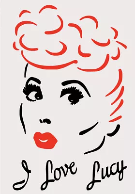 I Love Lucy Decal Vinyl Car Window Classic Tv Show Lucy Ricky Ethel • $5