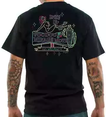 Lucky 13 Pin Up Street Rod Bike Gothic Americana Tattoo Mens Tee VOODOO MIRAGE • $23.60