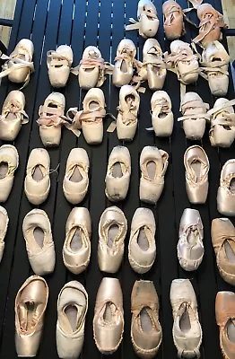 One Or More Used Pointe Shoes Worn By Professional Dancer- Please Enter Qua • $35