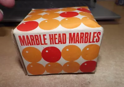 Vintage 1969 Ideal MARBLE HEAD Board Game MARBLES ONLY PICS • $9.99