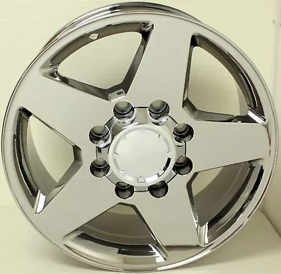 Chrome 20  8 Lug Wheels Rims 8x165 2001-2010 GMC Sierra 2500 HD 3500 Lug Nuts • $1309