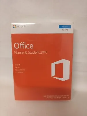 Microsoft Office Home And Student 2016 German Eurozone Origin Czech Pc (tb15) • £29.99