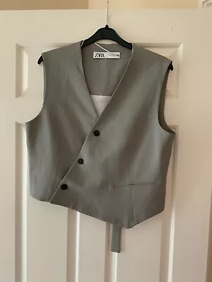 Zara Women Asymmetric Double-Breasted Waistcoat - Limited Edition Size XL New • £45