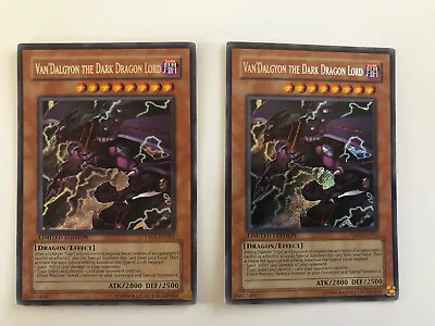 Yugioh Van’Dalgyon The Dark Dragon Lord Secret Rare • $15