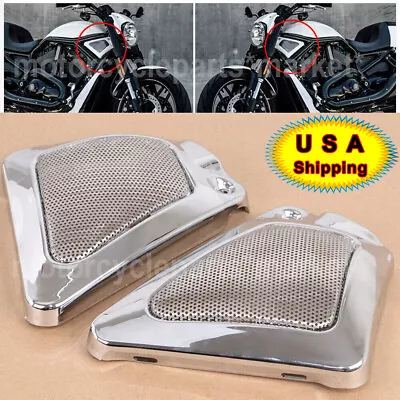Chrome Airbox Frame Neck Side Air Intake Cover Kit For Harley V-Rod VRSCX VRSCAW • $30.38