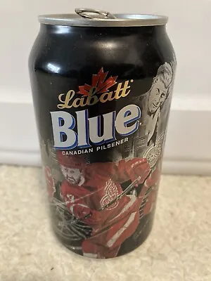 Labatt Blue NHL Detroit Redwings Farewell Season To Joe Louis Arena Beer Can • $5.20