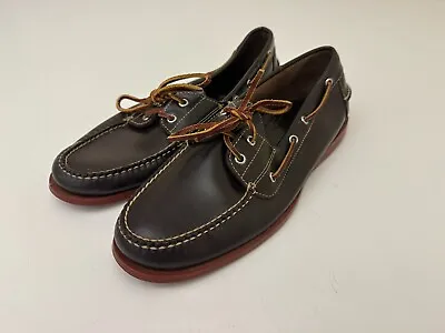 11 1/2 D USED MARK MCNAIRY For G.H. Bass Chandler Brown Boat Shoes McNasty • $49.99