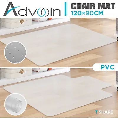 $30.99 • Buy Chair Mat Carpet Floor Protector PVC Home Office Room Computer Mat 120x90CM