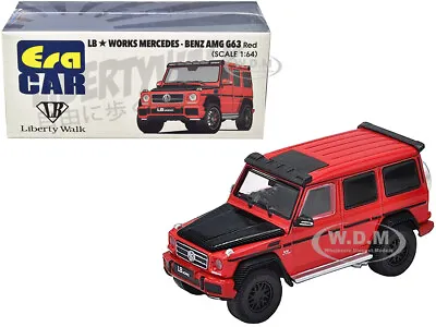 Mercedes Benz Amg G63 Lb Works Wagon Red 1/64 Diecast Model Era Car Mb204x4sp29 • $7.99