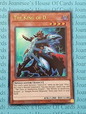 The King Of D. LC06-EN002 Ultra Rare Yu-Gi-Oh Card Limited New • £1.90