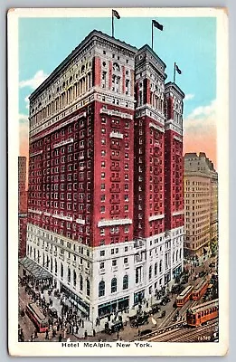 Hotel McAlpin New York Vintage Postcard C. 1915-1930  (A) • $5