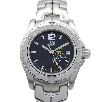 TAG HEUER Link Ayrton Senna 2002 Wrist Watch WT141N.BA0560 Quartz SS Used Women • £631.07