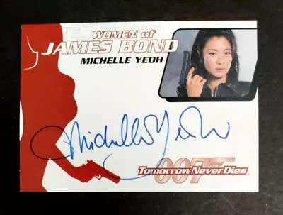 Michelle Yeoh As Wai Lin The Women Of James Bond 2004 Autograph Trading Card • $250